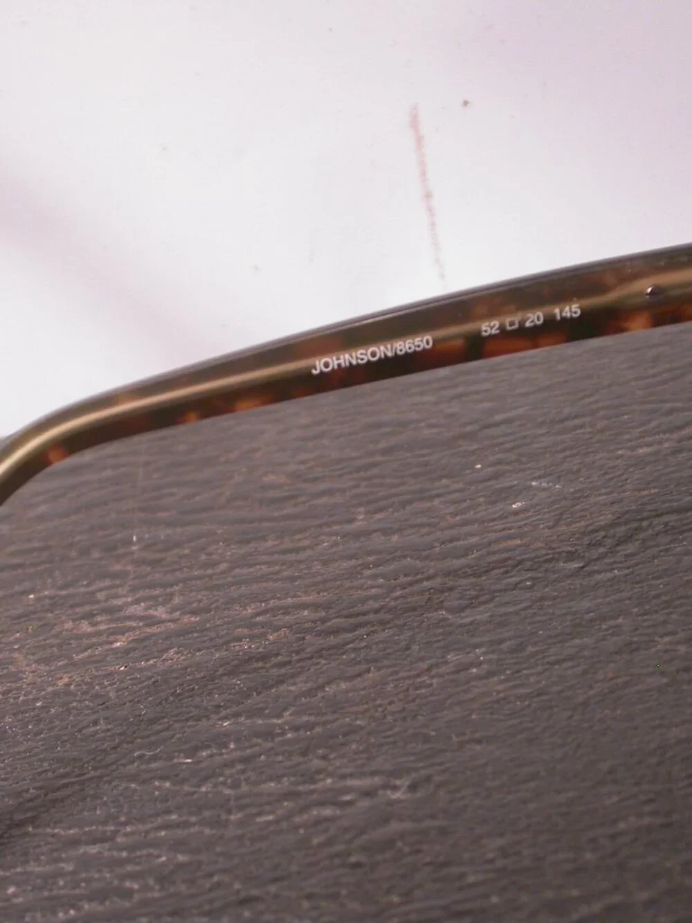 Seraphin Johnson Classic Tortoise Sunglasses Made in Japan   FRAME ONLY